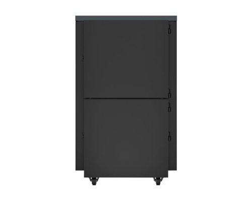 APC NetShelter CX 24U Secure Soundproof Server Room in a Box Enclosure Shock Packaging Dark Grey