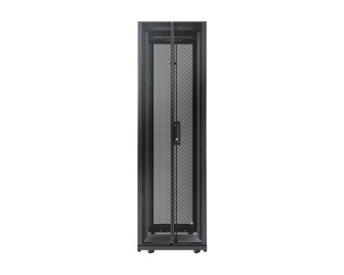 APC NetShelter AV 42U 600mm Wide x 825 Deep Enclosure with Sides and 10-32 Threaded Rails Black