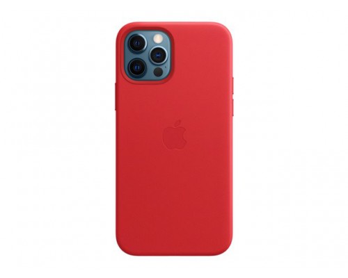 APPLE iPhone 12&sol;12 Pro Leather Case with MagSafe - PRODUCT RED