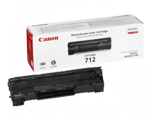 CANON 712 tonercartridge zwart standard capacity 1.500 paginas 1-pack