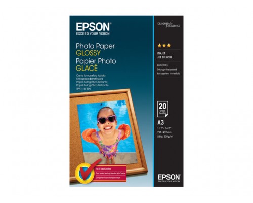 EPSON Photo paper glossy A3 20 sheets 1-pack