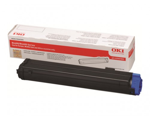 OKI B4400&comma; B4600 tonercartridge zwart standard capacity 3&period;000 pagina s 1-pack