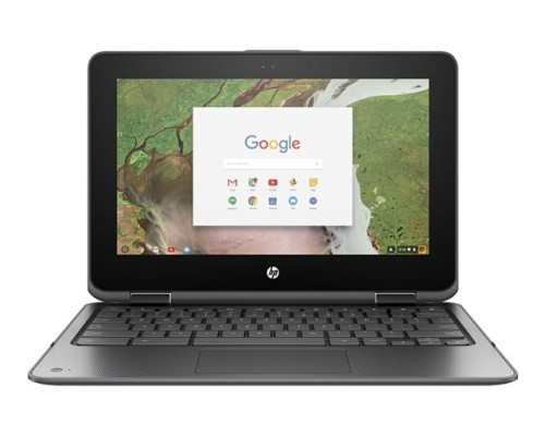 HP Chromebook 11 G1 N3350 11&period;6 8GB&sol;64 PC Celeron N3350 11&period;6 HD BV LED UWVA UMA 8GB DDR3 RAM 64GB eMMC BT 2C Battery Chrome 1yr Warr