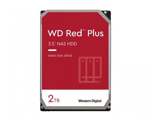 WD Red Plus 2TB SATA 6Gb&sol;s 3&period;5inch Rpm5400 128MB cache Internal HDD Bulk