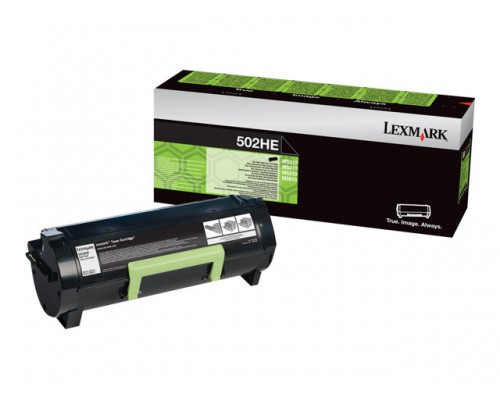 LEXMARK 502HE tonercartridge zwart standard capacity 5&period;000 pagina s 1-pack corporate