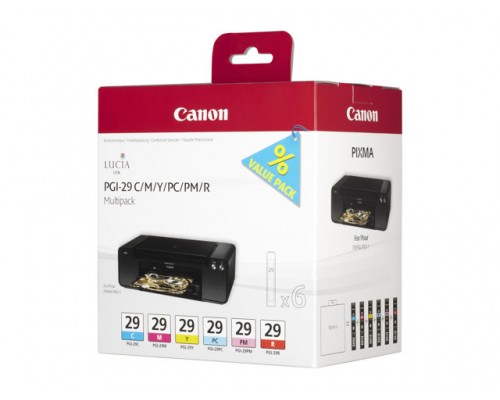 CANON PGI-29 CMY&sol;PC&sol;PM&sol;R inktcartridge kleur standard capacity multipack