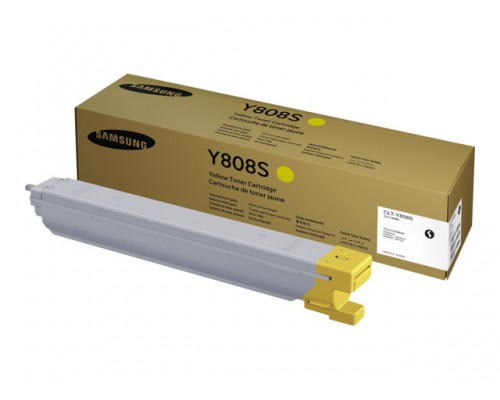 SAMSUNG CLT-Y808S&sol;ELS Yellow Toner Cartridge