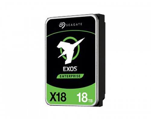 SEAGATE Exos X18 16TB HDD SATA 6Gb&sol;s 7200RPM 256MB cache 3&period;5inch 24x7 SED 512e&sol;4KN BLK