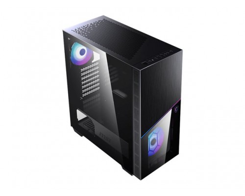 MSI MPG SEKIRA 100R Mid tower 2xUSB 3&period;0 1xType C 4x120mm ARGB Fan Tempered Glass Window