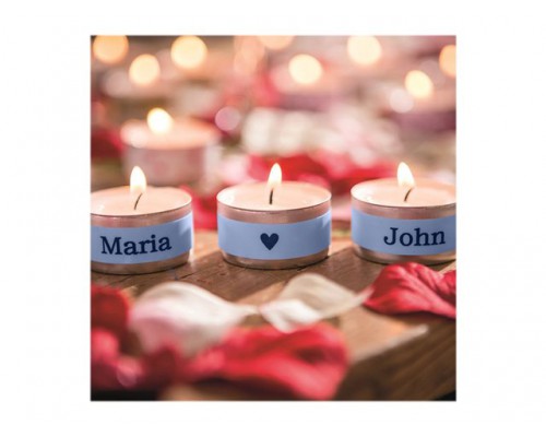 BROTHER tape black&sol;pastel blue 12mm&sol;4m