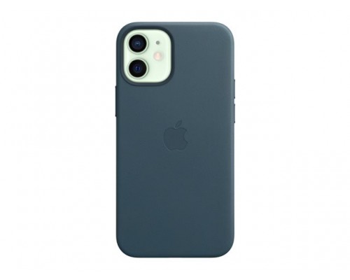 APPLE iPhone 12 mini Leather Case with MagSafe - Baltic Blue