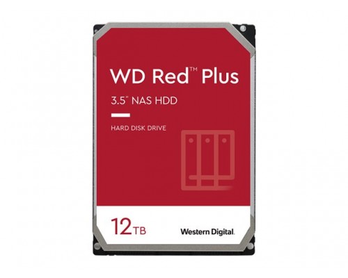 WD Red Plus 12TB SATA 6Gb&sol;s 3&period;5inch 256MB cache 7200Rpm Internal HDD Bulk