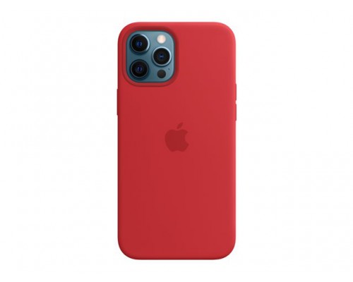 APPLE iPhone 12 Pro Max Silicone Case with MagSafe - PRODUCT RED