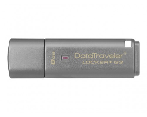 KINGSTON 8GB USB 3&period;0 DT Locker&plus; G3 w&sol;Automatic Data Security