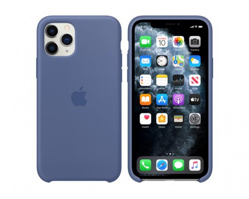 APPLE iPhone 11 Pro Silicone Case Linen Blue