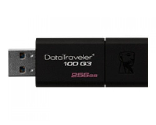 KINGSTON 256GB USB3&period;0 DataTraveler 100 G3 130MB&sol;s read 10MB&sol;s write