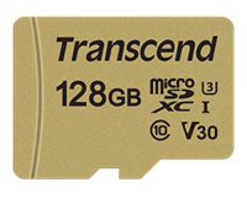 TRANSCEND 128GB UHS-I U1 microSD with adapter SD