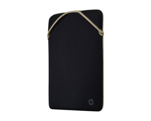HP Protective Reversible 14inch Black&sol;Gold Laptop Sleeve