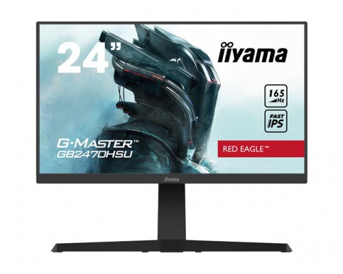 IIYAMA G-Master GB2470HSU-B1 24inch IPS Gaming FHD 165Hz 250cd&sol;m2 0&period;8ms HDMI DP USB-HUB Speakers