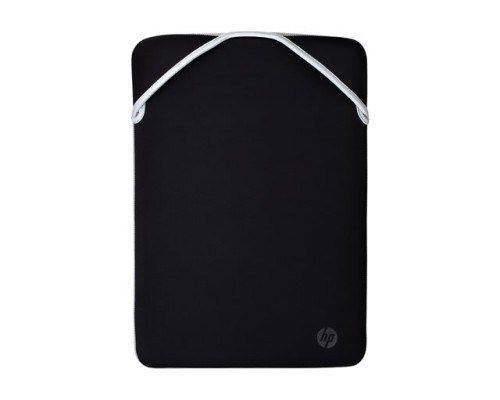 HP Protective Reversible 15inch Black&sol;Silver Laptop Sleeve