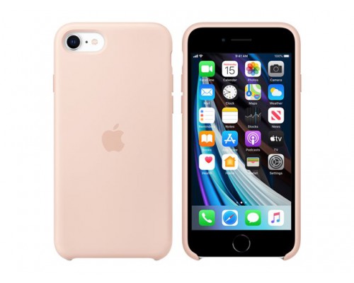 APPLE iPhone SE Silicone Case Pink Sand