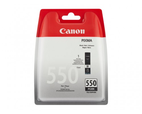 CANON PGI-550PGBK BL inktcartridge pigment zwart standard capacity 1-pack blister met alarm