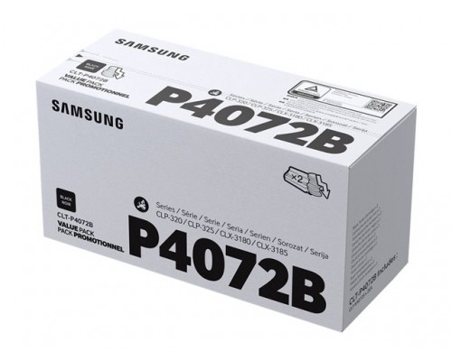 SAMSUNG CLT-P4072B&sol;ELS 2-pk Black Toner C
