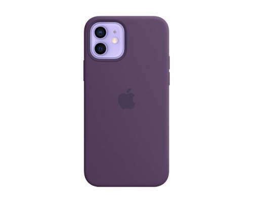 APPLE iPhone 12&sol;12 Pro Silicone Case with MagSafe - Amethyst