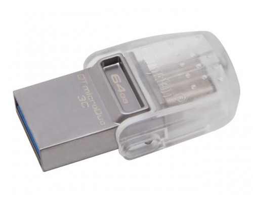 KINGSTON 64GB DT microDuo 3C USB3&period;0&sol;3&period;1 &plus; Type-C flash drive