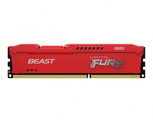 KINGSTON 4GB 1600MHz DDR3 CL10 DIMM FURY Beast Red
