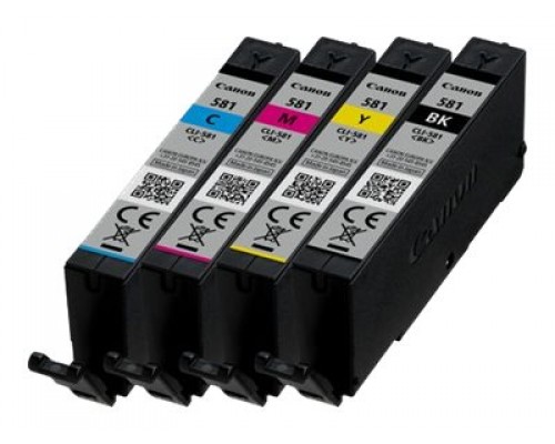 CANON INK CLI-581 C&sol;M&sol;Y&sol;BK MULTI BL SEC
