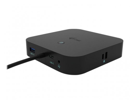 I-TEC USB-C Dual Display MST Docking Station 2x DP 1x GLAN 3x USB 3&period;1 2x USB 2&period;0 1x USB-C-Data 1x Audio&sol;Mic Jack 1x 100W USB-C PD