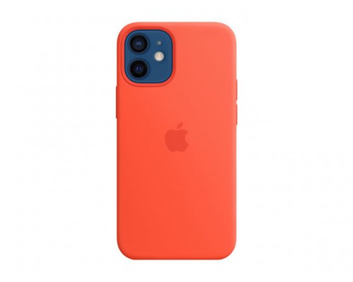 APPLE iPhone 12 mini Silicone Case with MagSafe - Electric Orange