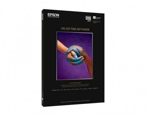EPSON S042096 Velvet fine art paper inktjet 260g&sol;m2 A2 25 sheets 1-pack