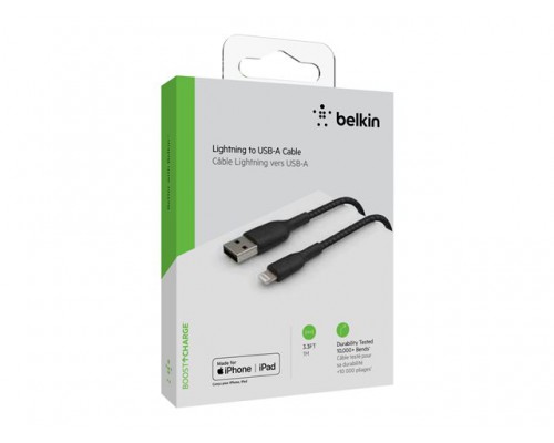 BELKIN Braided A-LTG 1M BLK