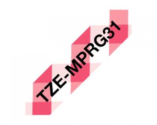 BROTHER tape black&sol;square pattern 12mm&sol;4m