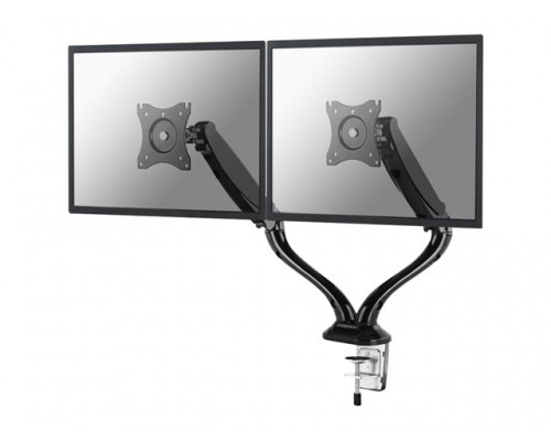 NEOMOUNTS BY NEWSTAR Desk mount 10 � 27inch 2 screens Black Max 12kg