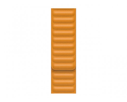 APPLE 40mm California Poppy Leather Link Small