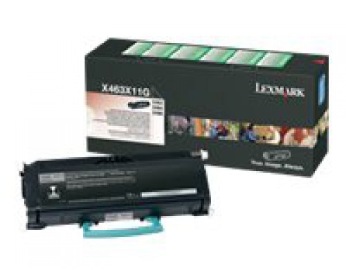 LEXMARK X463&comma; X464&comma; X466 tonercartridge zwart high capacity 15&period;000 pagina s 1-pack return program