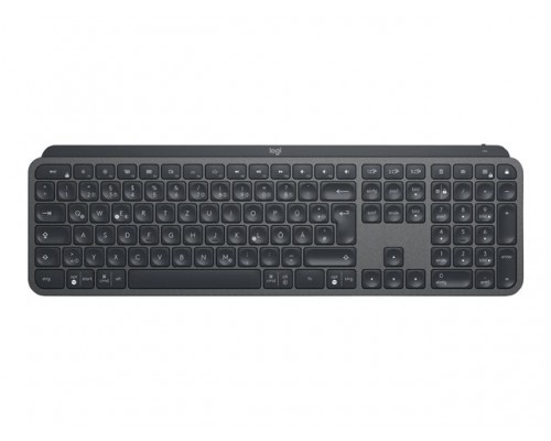 LOGITECH MX Keys Advanced Wireless Illuminated Keyboard - 2&period;4GHZ&sol;BT - GRAPHITE &lpar;DE&rpar;