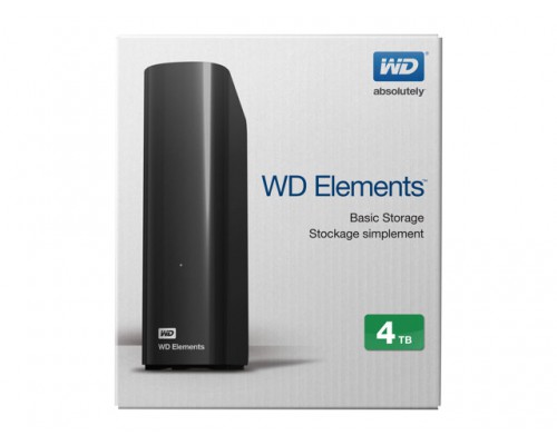 WD Elements 4TB HDD USB3&period;0 3&comma;5inch RTL extern RoHS compliant black