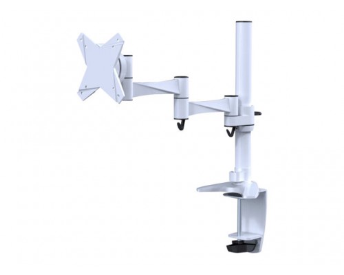 NEOMOUNTS BY NEWSTAR FPMA-D1330WHITE 10-30inch Flat Screen Desk Mount clamp&sol;grommet