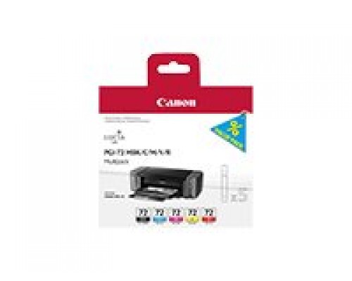 CANON PGI-72 MBK&sol;C&sol;M&sol;Y&sol;R inktcartridge zwart en kleur standard capacity multipack
