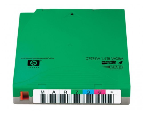HPE LTO Ultrium 4 WORM custom labelled data cartridge 800 / 1600GB 20-pack