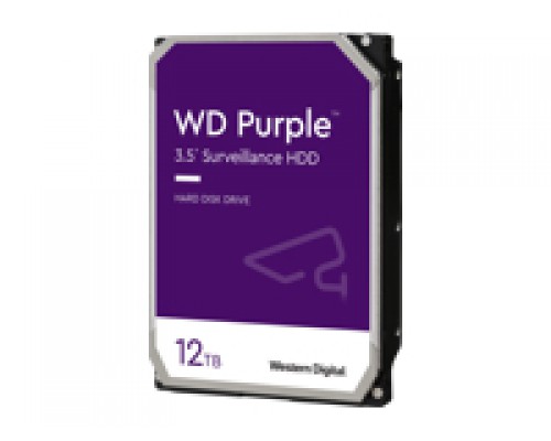 WD Purple 12TB SATA 6Gb&sol;s CE HDD 3&comma;5inch internal 7200Rpm 256MB Cache 24x7 Bulk