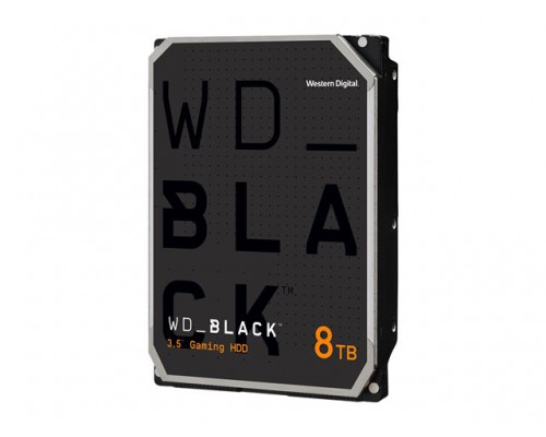 WD Desktop Black 8TB HDD 7200rpm 6Gb&sol;s serial ATA sATA 256MB cache 3&period;5inch intern RoHS compliant Bulk