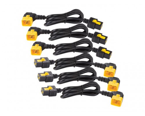 APC 6x Power Cable C19 / C20 1.6m bent