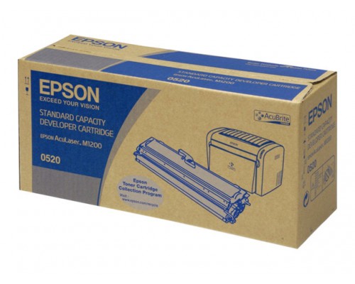 EPSON AcuLaser M1200 tonercartridge zwart standard capacity 1.800 pagina s 1-pack