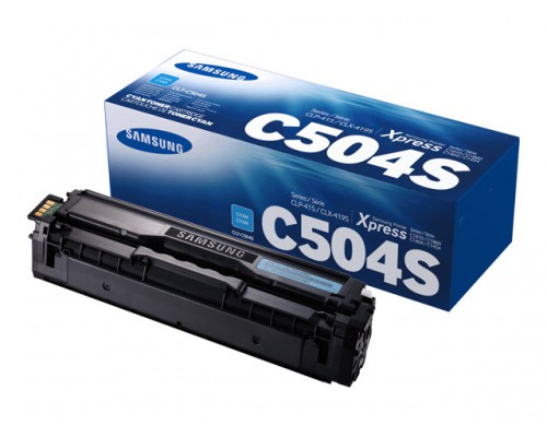 SAMSUNG CLT-C504S&sol;ELS Cyan Toner Cartridg