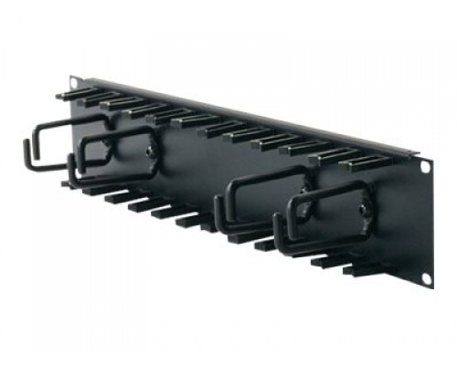 APC Patchcable Organizer 2HE black